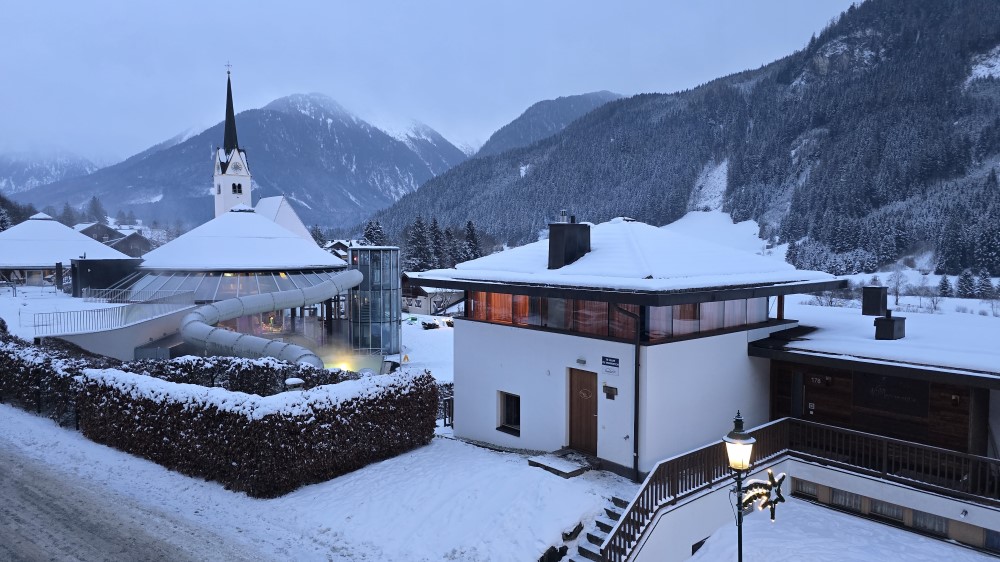 Uitzicht op het Kristallbad.